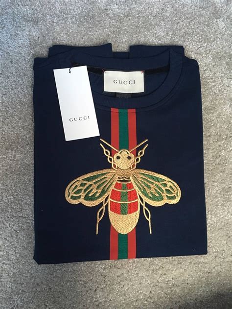 replica gucci sweater dress|gucci bee embroidered sweater.